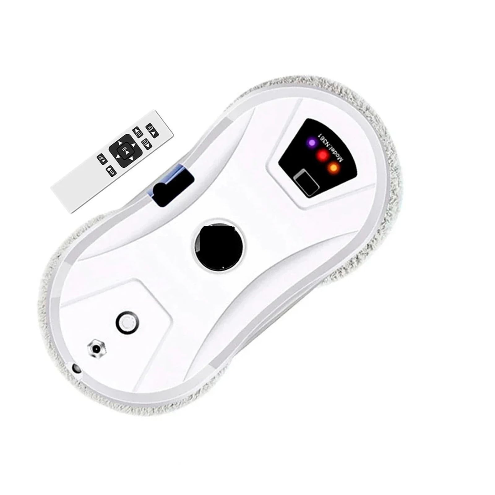 Window Cleaning Robot with Smart Water Spray Function Anti-Fall Magnetic Glass Cleaning Machine for Interior/Exterior Highrise Windows for Smooth Surfaces