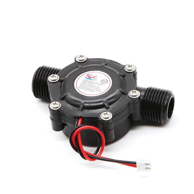 Mini turbine eau G1/2 technologie brushless durable sortie 12V DC