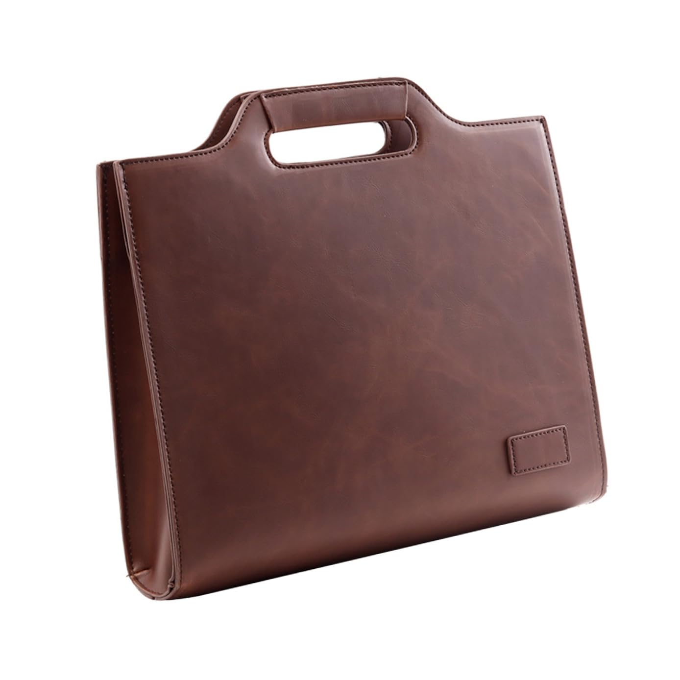 LIFKOME Borsa Messenger Uomo Stile Vintage in Pelle Pu Resistente per Viaggio D'affari Tracolla Regolabile e Capacità per Organizzare File A4