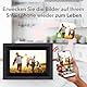 Rollei Smart Frame WiFi 105 in braunen Holz. 10.1 Zoll digitaler Bilderrahmen mit WiFi-Funktion zur Wiedergabe Ihrer Fotos und Videos mit Ton., Farbe:Holz Schwarz