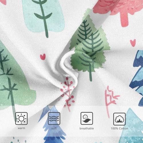 ODAWA Christmas Trees Winter Cotton Underwear, 2T Underwear3