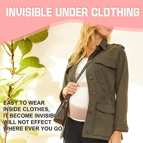 Accubio Maternity Belly Bands, Belly Band Pregnancy Support, Pelvic Support Bands, Adjustable Maternity Belt, 3 In 1 Pregnancy Back Brace For All Stages, Relieve Waist Back Hip Pain(L) #TOP4