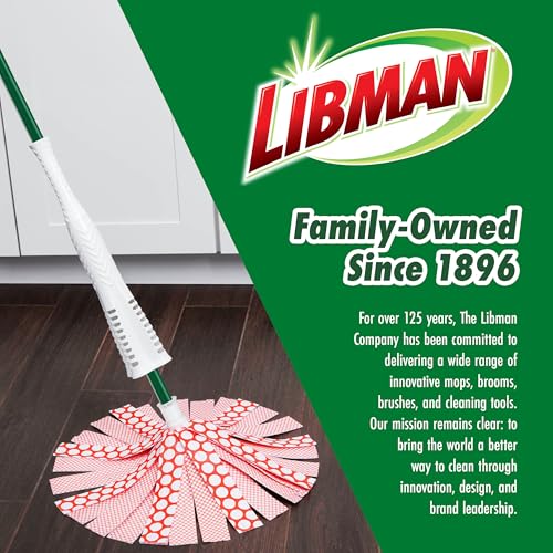 Image of Libman Wonder Mop with 3 Refills, Self-Wringing Microfiber Floor Mop