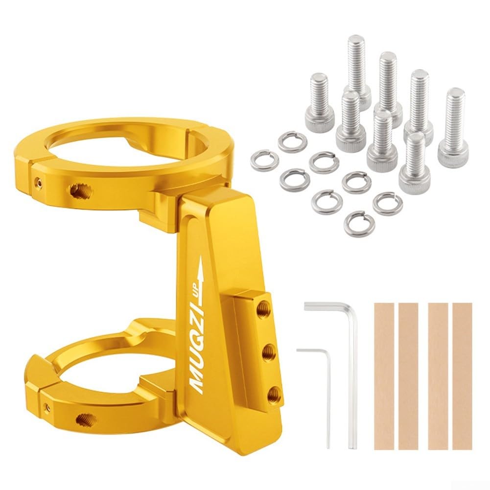 Bloc de support avant en alliage d'aluminium pour tube 50-59 mm fini noir