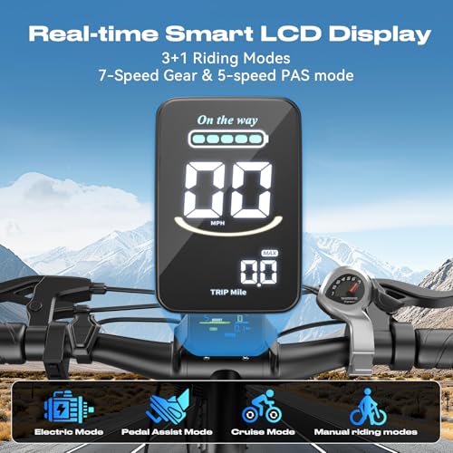 Electric Bikes for Adults, 26″ E Bikes for Adults with 1500W