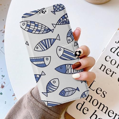 iphone 17用 ケース 魚柄 手帳型 と互換性のある カード収納 いphone17用 カバー 手帳型 Puレザー 横置きスタンド機能 折りたたみ スマホケース スタンド付き アイフォン 17用 ケース 内蔵マグネット 開閉式 財布型 軽量 薄型 耐衝