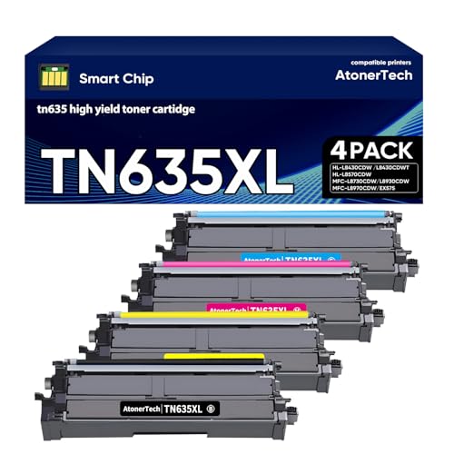 Toner TN635XL haute performance compatible Brother HL-L8430CDWT avec puce