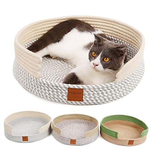 VANZACK Fio De Algodão Ninho Para Animais De Estimação Coleira Acessórios Tapete Donut Gatinho Ninho