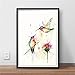 Produktbild Kolibris Aquarell-Wand-Kunst-Leinwand Und Print-Leinwand-Malerei Dekorative Bild For Schlafzimmer Wohnkultur No Frame (Size : 50x70cm No Frame)