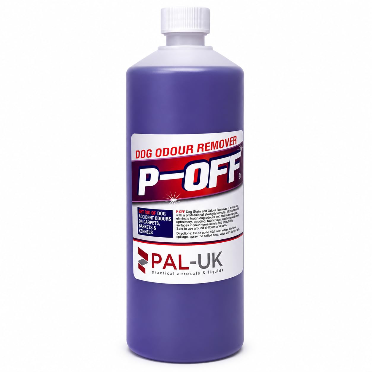 500ml Bottle P-OFF Dog Urine Neutraliser - Lavender | Enzymatic Pet Odour Eliminator for Dog Urine | Safe for Pets and Children โ image 1