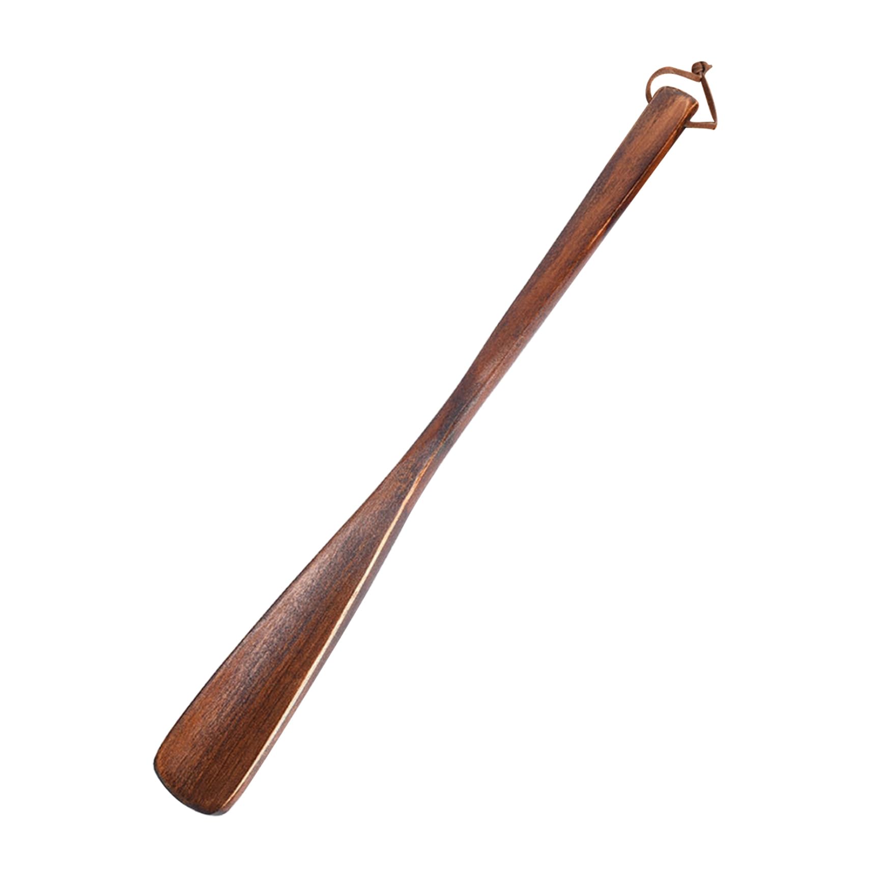 Pastoralist Unisex Standard Shoe Horn Long Handle For Seniors, Shoehorn, Shoehorn Long-Handle Wood Shoe Horn With Leather Lanyard 40Cm For Seniors Men Women Kids Travel Lifter