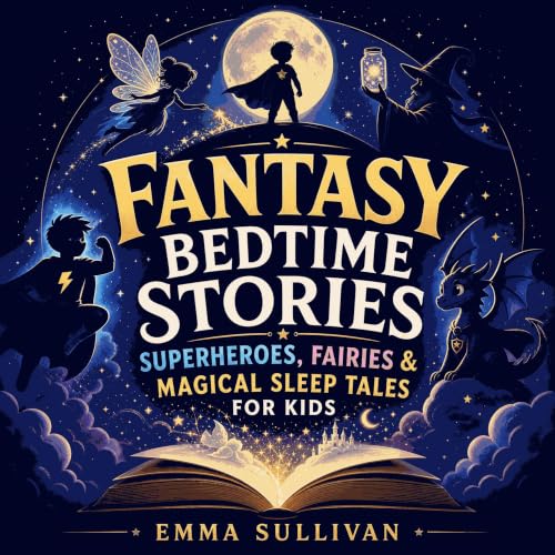 Fantasy Bedtime Stories: Superheroes, Fairies & Magical Sleep Tales for Kids cover art
