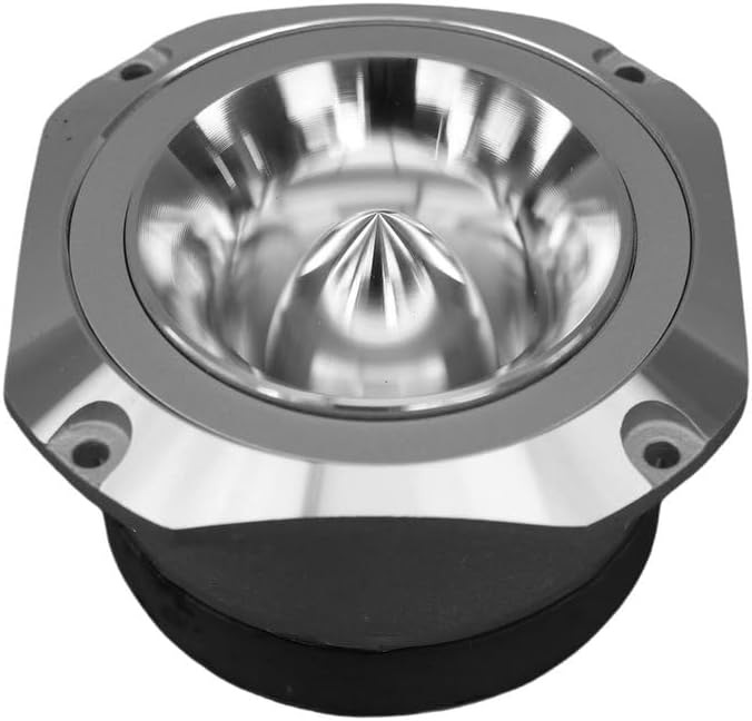 Luna Morena LM-CP22 Bullet Super Tweeter 1.5-in Voice Coil 8-Ohm 850 Watt Max Diecast Aluminum Frame Audio Speaker Silver