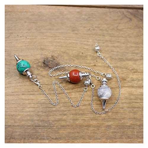 Pedra Natural Radiestesia Pêndulo Para Radiestesia Adivinhação Espiritual Wicca Cura Cristal Cone Pê
