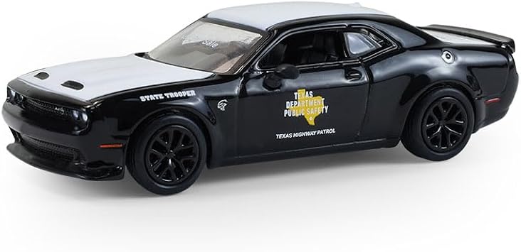 Greenlight 1/64 2020 Dodge Challenger SRT Hellcat, Texas Department of Public Safety, Hot Pursuit Series 47 43050-E
