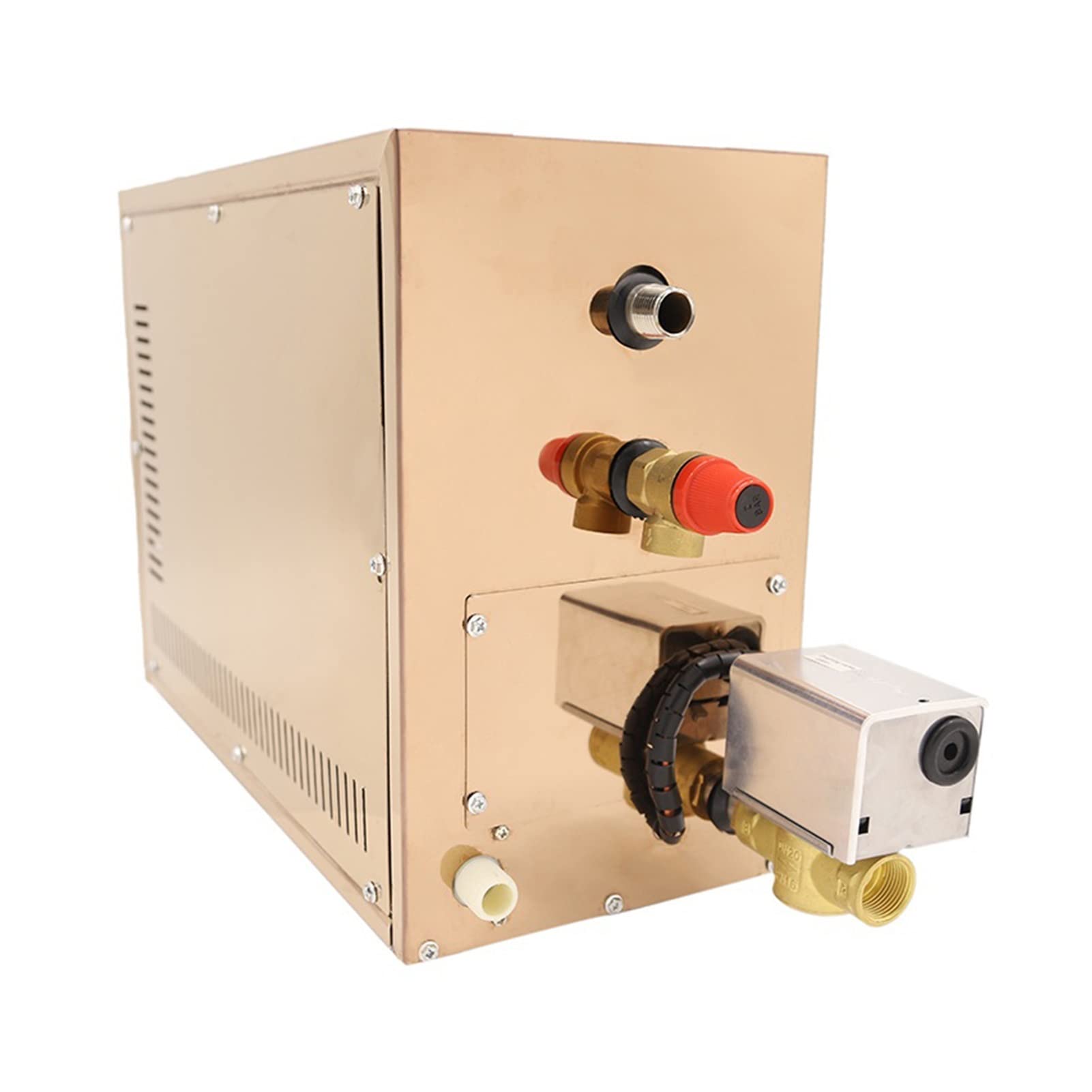Generator pary 12/15/1 8kW Komercyjny samodzielny generator prysznicowy generator prysznicowy sauna prysznicowy generator prysznica z cyfrowym elektrycznym generatorem do kąpieli parowca(12kw)