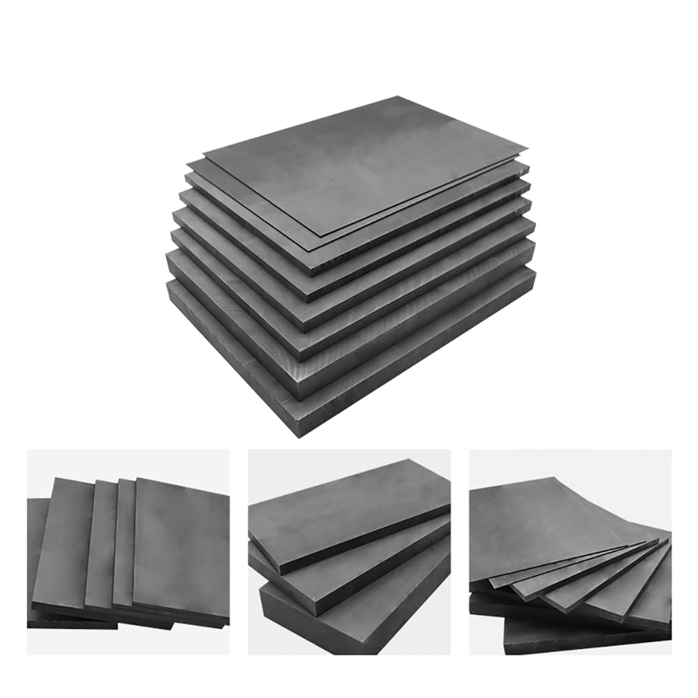 Lámina de Placa de Grafito, para Investigación Científica, Fundición de Metales, Electricidad, Química, 100 X 100 Mm de Grosor, 1/2 Mm, 5 Piezas/100 * 100 * 1Mm