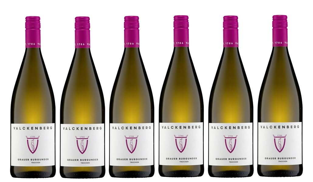 6x 1,0l - 2025er - P. J. Valckenberg - Grauer Burgunder - LITER
