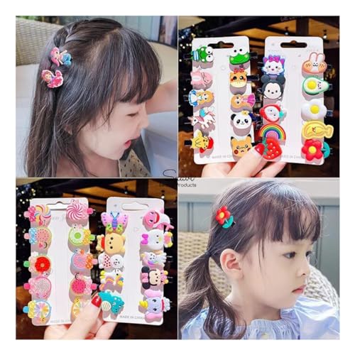 Image of Saavi 130 Pcs combo Baby Hair Accessories 10 pcs Cute Fruit Cartoon Hair Clips 20pcs Mini Hair Claw Clip 100pcs Baby Hair Ties for Girls and Kids Hair Pin for Kids & Small Girls (Random Designs)