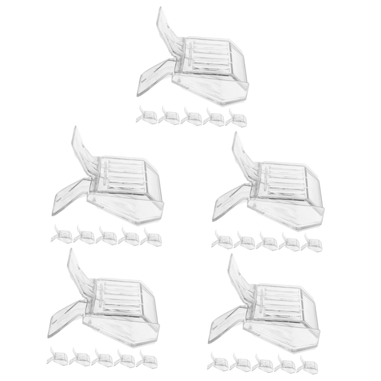 SOIMISS 5 Set Gabbia Arnia Forniture Per Apicoltura Gabbia Per Allevamento Apicoltura Clip Per Apicoltura Attrezzatura Per Apicoltore Strumento Clip Per Regina Delle Api 6 pezzi*5