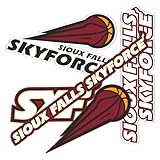Desert Cactus Sioux Falls Sky Force NBA G League Miami Heat Minor League Basketball Officially Licensed Sticker Vinyl Decal Laptop Water Bottle Car Scrapbook (Type 2-1)
