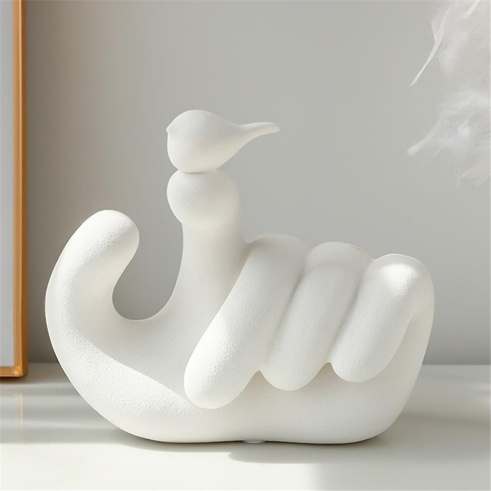 rzeźby Nowoczesne, proste, kreatywne ozdoby w kształcie ptaków na palce, rękodzieło, 16 * 14 * 28 cm Statua