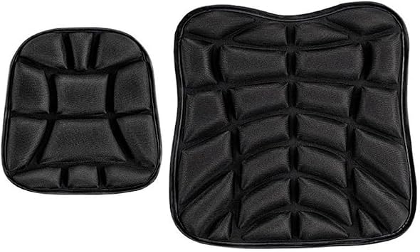 2PCS Motorcycle Seat Cushion for Super SOCO Tc/Ts, 3D Motorcycle Seat Pad Breathable Mesh Anti-Slip Pressure Relief Shock Absorbing Pad for Long Rides