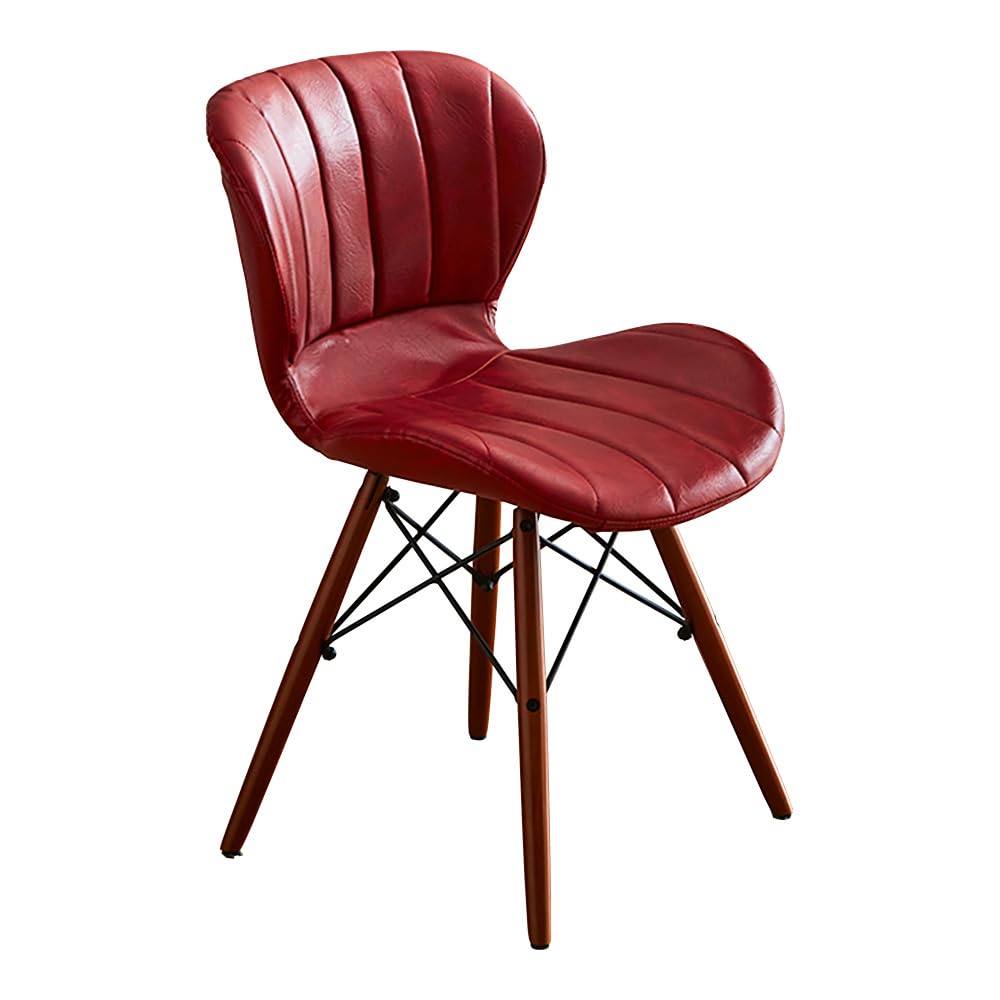 ヴィンテージレザー調 スクエアチェア 2脚セット【SETH】 ヴィンテージ