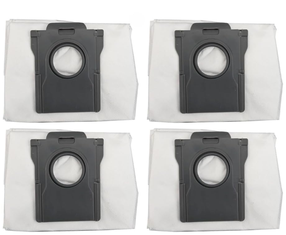 StarRing 4/8 PCS Replacement Dust Bags Parts For Dreame D10 Plus Gen 2 / L10s Plus Robot Vacuum Cleaner Accessories,Large Capacity, Non-Woven Fabric Filter Bags (4pcs)