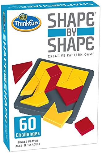 ThinkFun Shape by Shape Creative Pattern Logic Game for Age 8 to Adult - Learn Logical Reasoning Skills Through Fun Gameplay