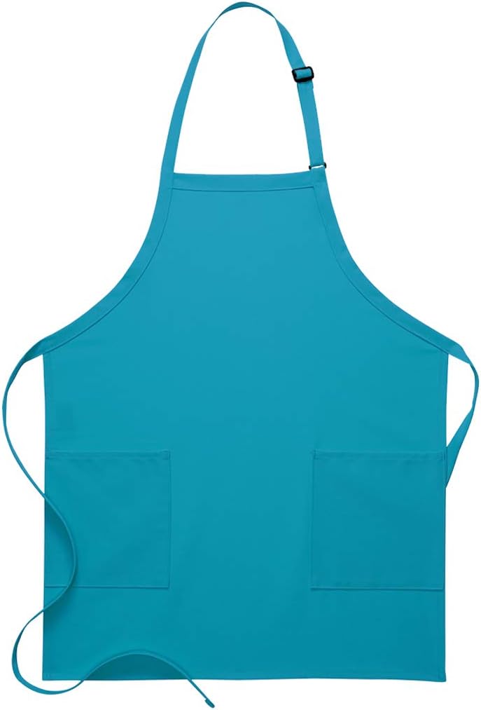 DayStar Apparel 230 Two Patch Pocket Bib Apron