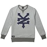  Zoo York Herren Corning CorningSweatshirt, grau meliert, X-Large