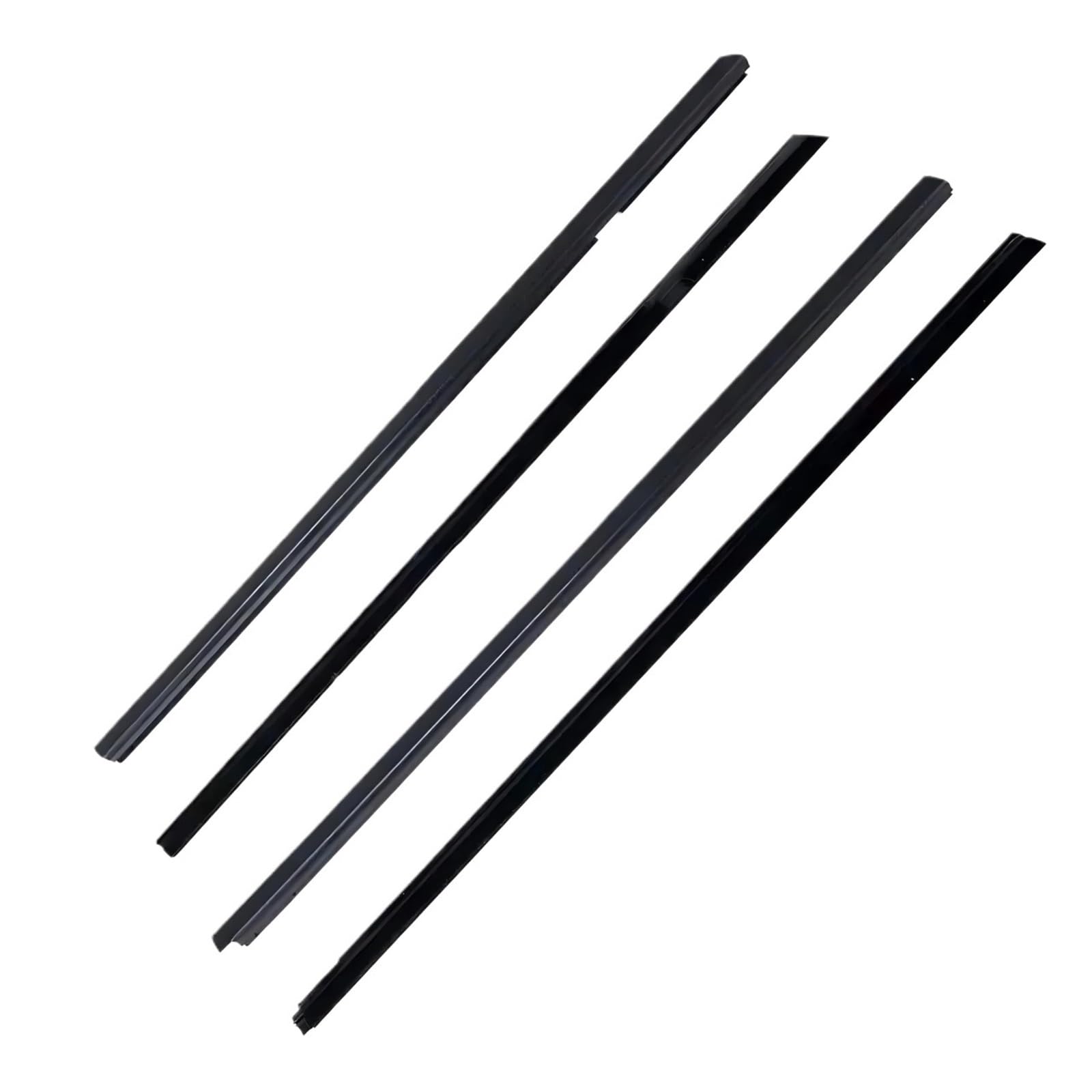 for Insight 2010-2014 4PCS Outer Windows Rubber Weatherstrip Door Sealing Belt Moulding Trim Car Window Seals