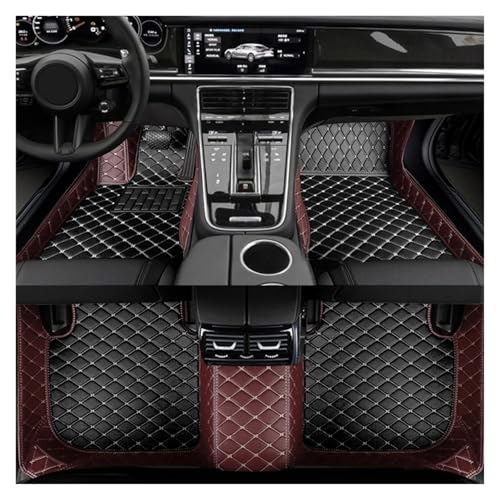 Alfombrillas Audi A6 C8 a medida para suelo coche cuero 3