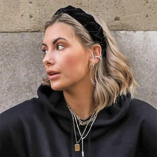 Image of DRESHOW Velvet Braided Headband Women Hair Hoop Elastic Hair Bands Fashion Headbands for Women