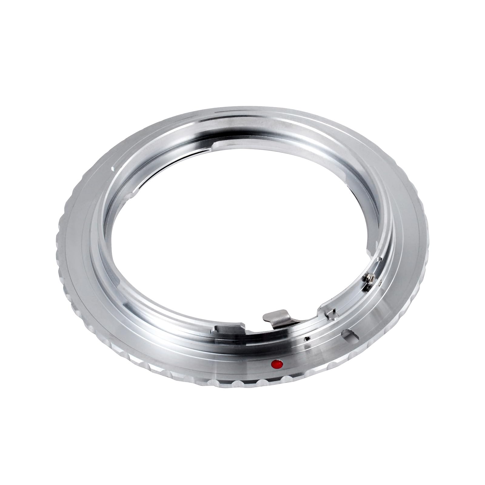 PHOLSY Anello Adattatore per lenti Messa a Fuoco Manuale Compatibile con Obiettivi Nikon F AI AF Mount e Canon EOS EF-Mount Corpo Fotocamera, Nikon F su EOS, Nikon F su EF