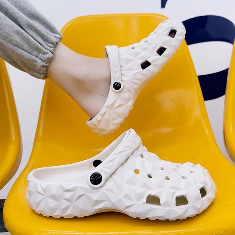 Image of Men's Everyday Use Mules Eva Clogs Slip-On Classic Flexible Casual Anti-Skid Clogs Shoes Adjustable Back Strap