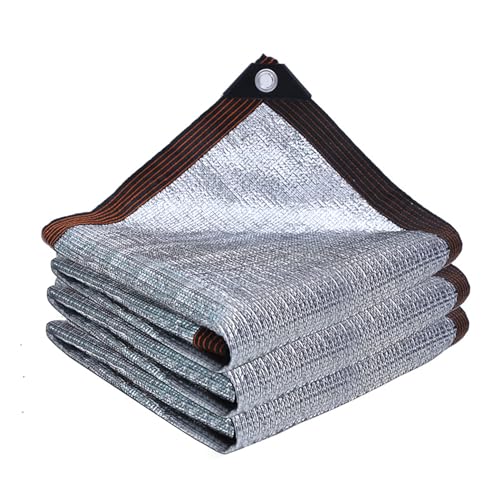 Maille d'ombrage aluminium 90% avec œillets pour plantes et terrasse - 2
