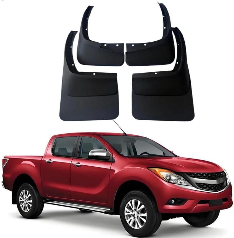 Car Mudguard Fender Mud Flaps Guards Splash Mudflaps 4pcs, for Mazda BT-50 BT50 2012 2013 2014 2015 2016 2017-2020