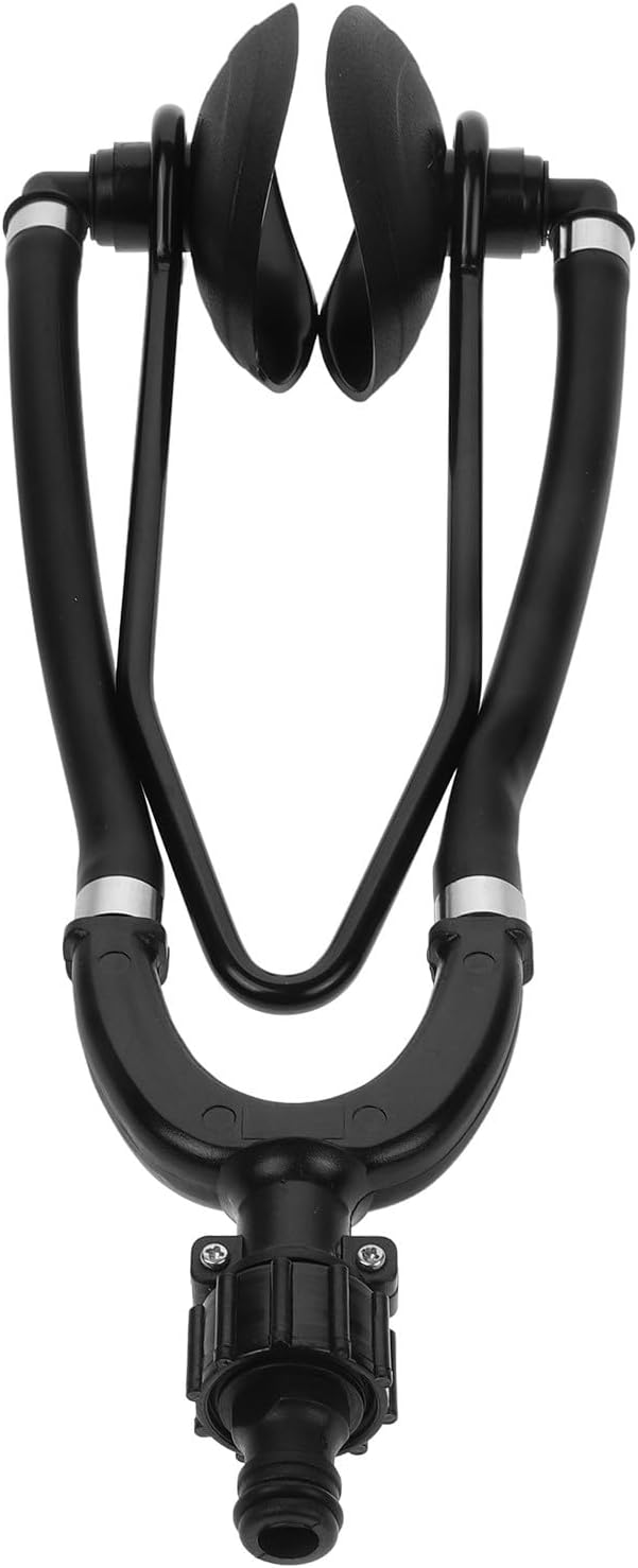 Cabilock Outboard Motor Cleaner Dual Water Tube Marine Boat Engine Muff Flusher Accessory Round Dual Pipe Support Frame for Yacht Motor Flushing