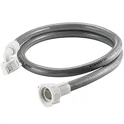 Mangueira de Entrada 2 Metros com Filtro – Para Máquina de Lavar Brastemp, Electrolux, Consul, Tanquinho e Lava Louças - Diametro 3,8"