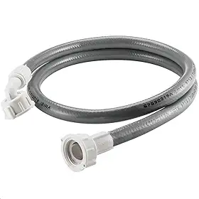 Mangueira de Entrada Máquina de Lavar 2 Metros com Filtro Universal – Compatível Brastemp Electrolux Consul Tanquinho Lava Louças – Mangueira Lavadora Reforçada Conexão 3/4