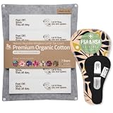 Natissy Salvaslip Anti-Camel-Toe Senza Ali in Cotone Biologico per Donna, Lavabili, Traspiranti, Morbidi, Discreti e Senza PUL - Set 7 pz Tanga - Made in EU