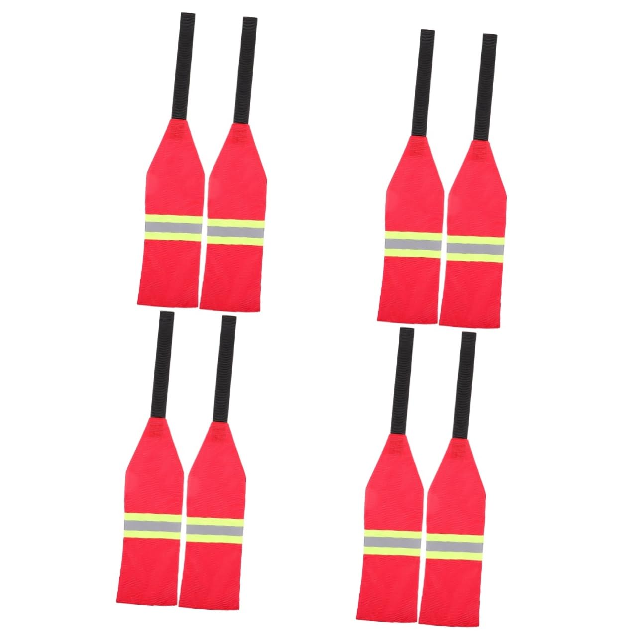 Kisangel Banderas De Seguridad para Kayak Bandera Reflectante Oxford para Remolque De Y Kayaks Accesorios De Alta Visibilidad para Navegación Segura 2 Piezas X 4
