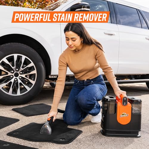 Image of Armor All MAX 20V Cordless Portable Spot Cleaner for Carpet & Upholstery, Portable Deep Cleaner with Auto Detail Tools for Cars, Pets, Area Rugs & Couches- DSCC2001 0901