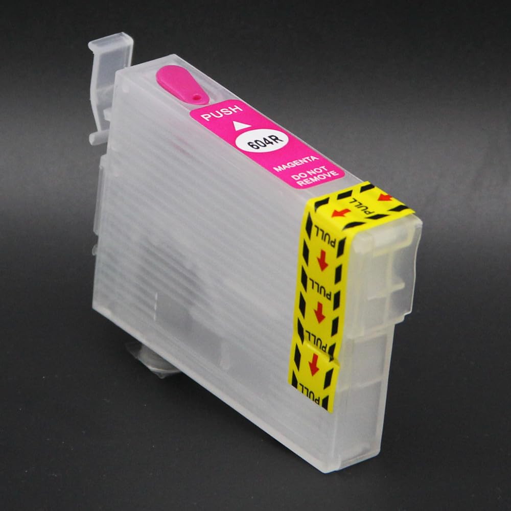 Leere nachfüllbare Tintenpatrone Ersatz für 604R oder 604XL Tinte, für Epson XP-2200 XP-2205 XP-3200 XP-3205 XP-4200 XP-4205 WF-2910DWF WF-2930DWF WF-2935DWF WF-2950DWF Drucker