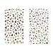 Produktbild Frcolor 2 Blätter Weihnachten Nagel Aufkleber Nail Art Dekoration Maniküre Nail Art Aufkleber Decals Tipps für Fingernägel Zehennägel