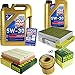 Produktbild QR-PARTS 69339877 Filter Set Inspektionspaket 6 Liter Motoröl Longlife III 5W-30 MANN-FILTER Motoröl Longlife III 5W-30 Innenraumfilter Luftfilter Ölfilter