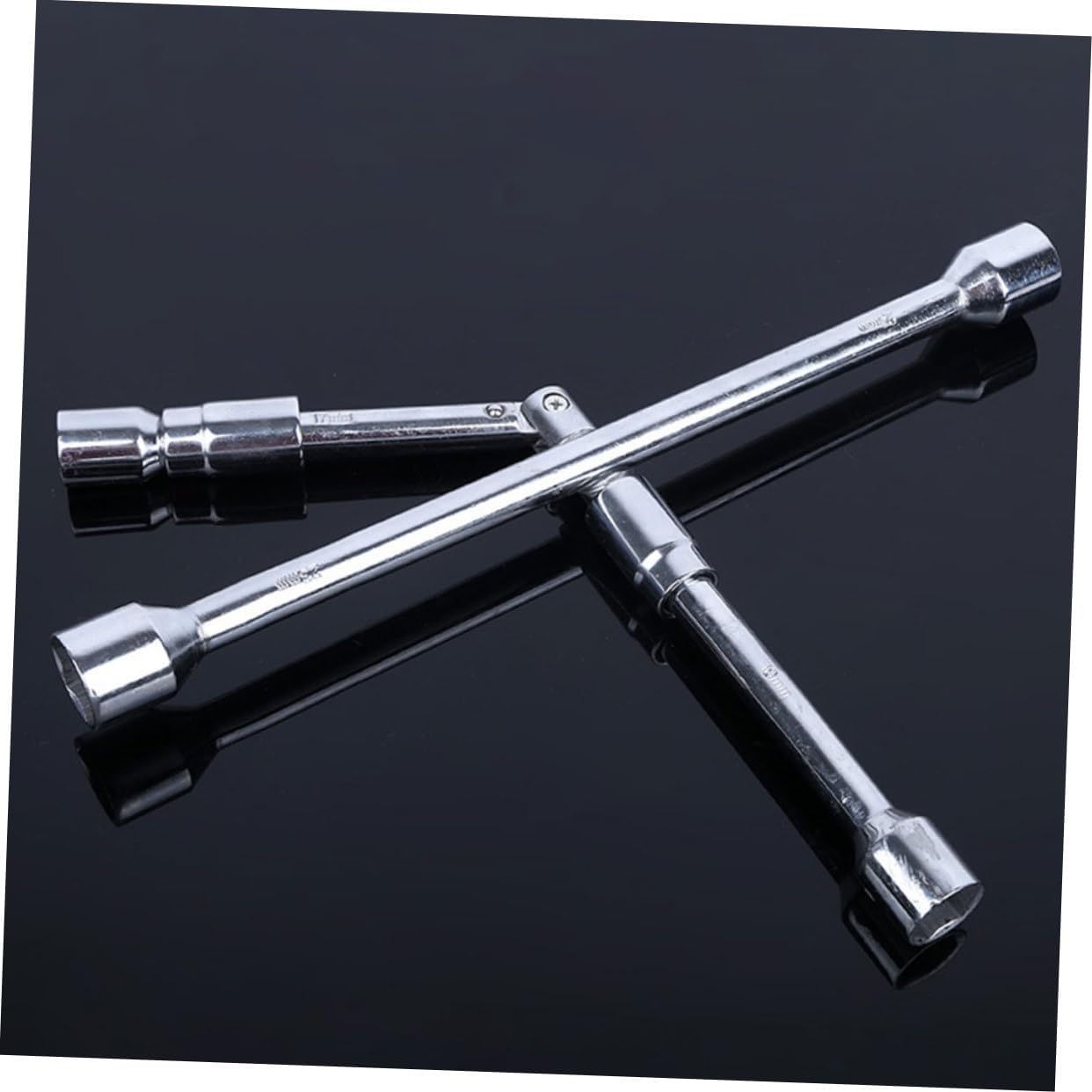 Lug Wrench Tire Repair Tool for Easy Lug Nut Removal Heavy Duty Construction Ergonomic Grip for Comfortable Use
