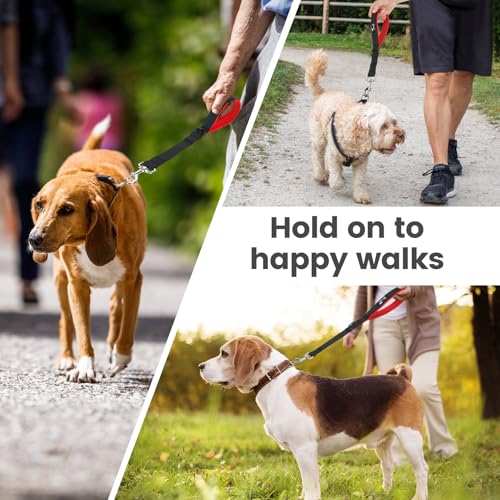 PETTOM Kurzführer Hund, Hundeleine Kurz Nylon, Kurze Leine Hund 32cm, Kurze Hundeleine für Große Mittelgroße und Kleine Hunde